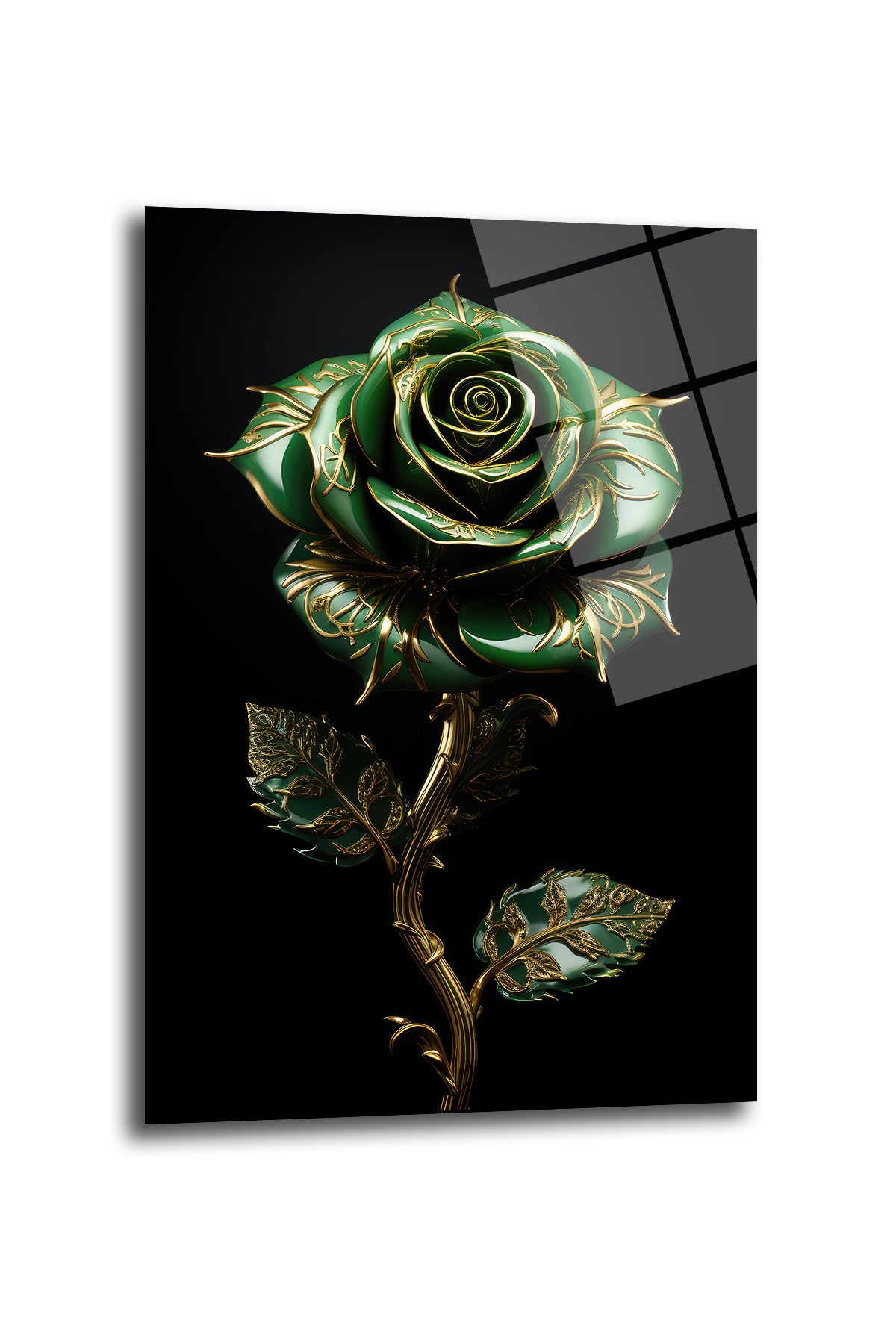 DEKORATİF DİKEY CAM TABLO - TT0239