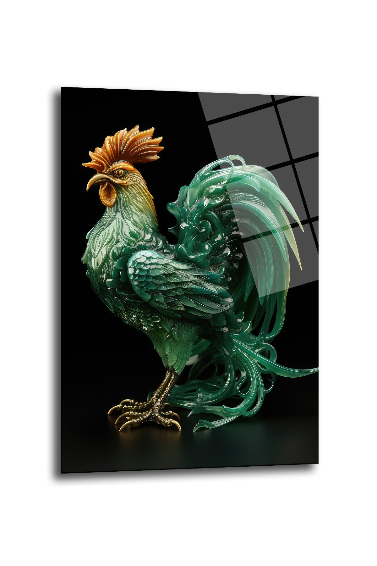 DEKORATİF YATAY CAM TABLO - TT0462