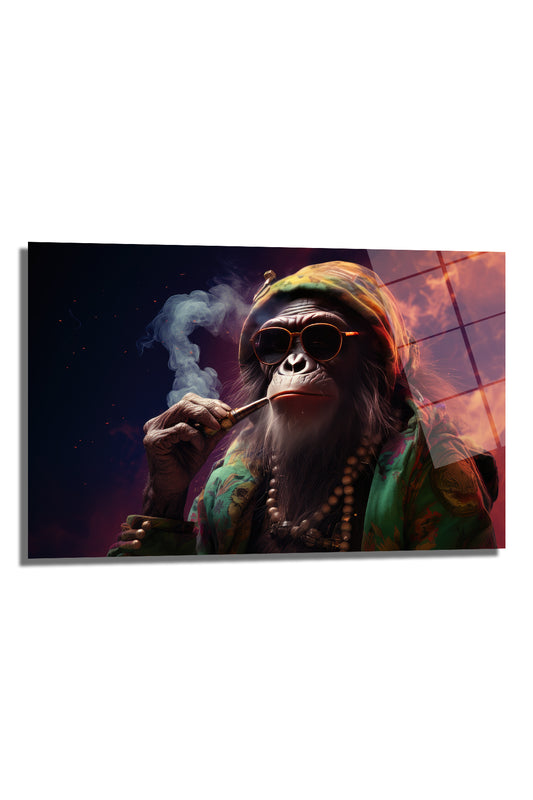 DEKORATİF YATAY CAM TABLO - TT0452