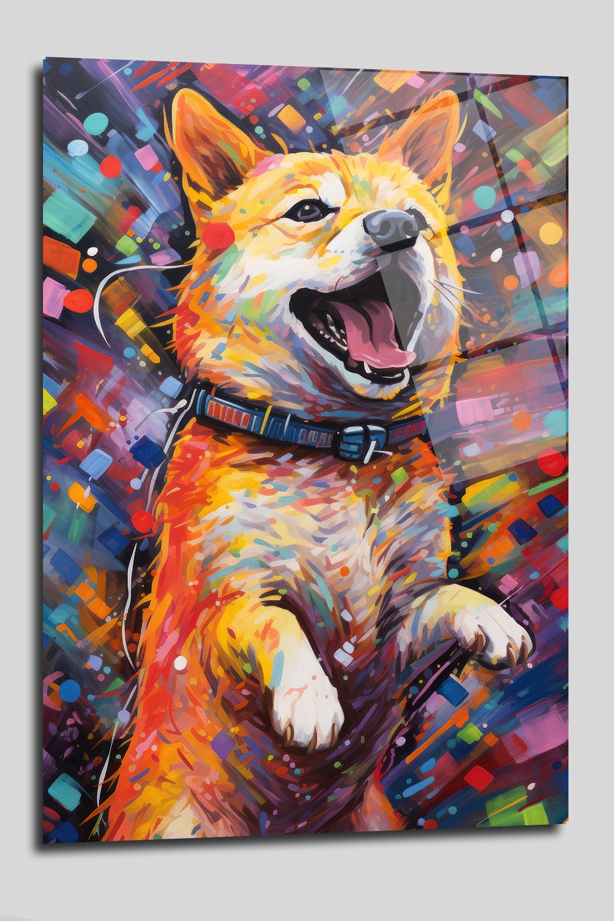 DEKORATİF DİKEY CAM TABLO - TT0132