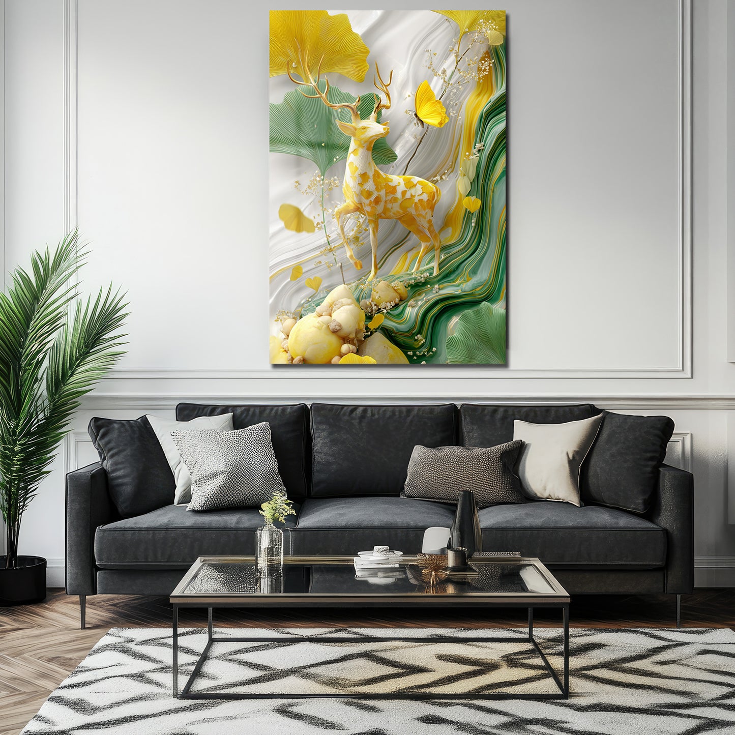 DEKORATİF DİKEY CAM TABLO - TT3360