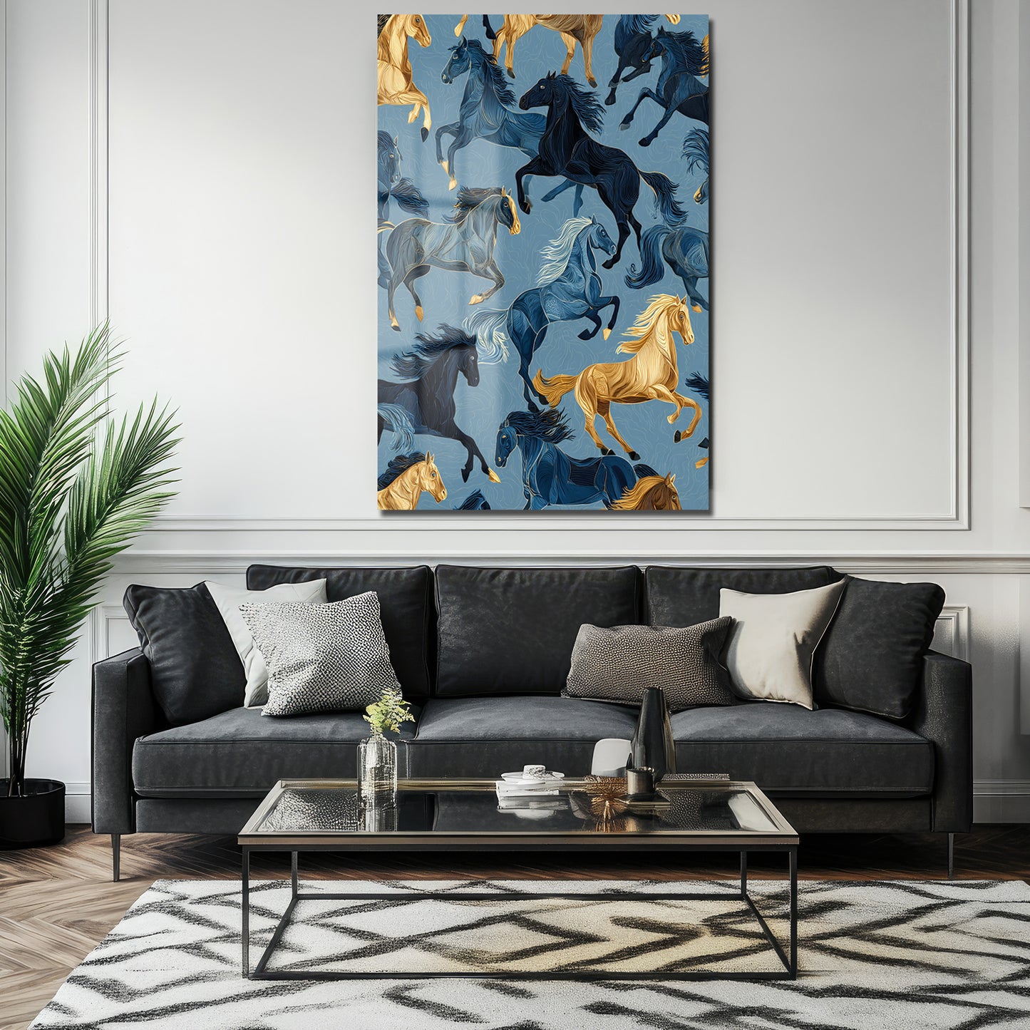 DEKORATİF DİKEY CAM TABLO - TT3430