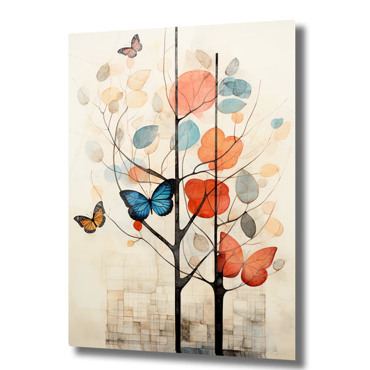 DEKORATİF DİKEY CAM TABLO - TT0009