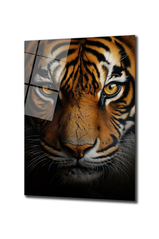 DEKORATİF DİKEY CAM TABLO - TT0493