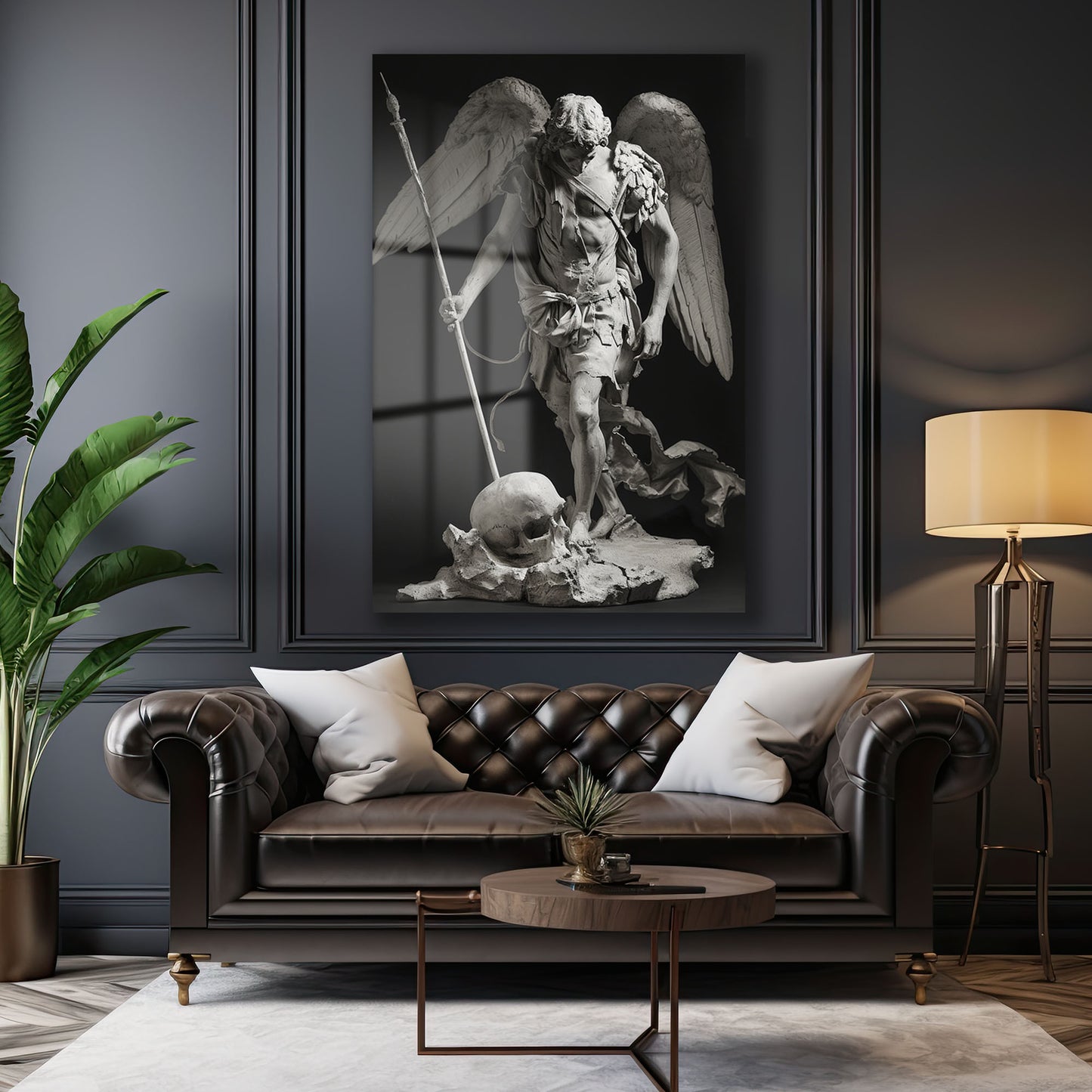 DEKORATİF DİKEY CAM TABLO - TT1497