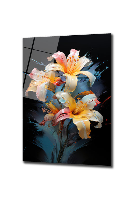 DEKORATİF DİKEY CAM TABLO - TT0523