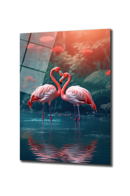 DEKORATİF DİKEY CAM TABLO - TT0245