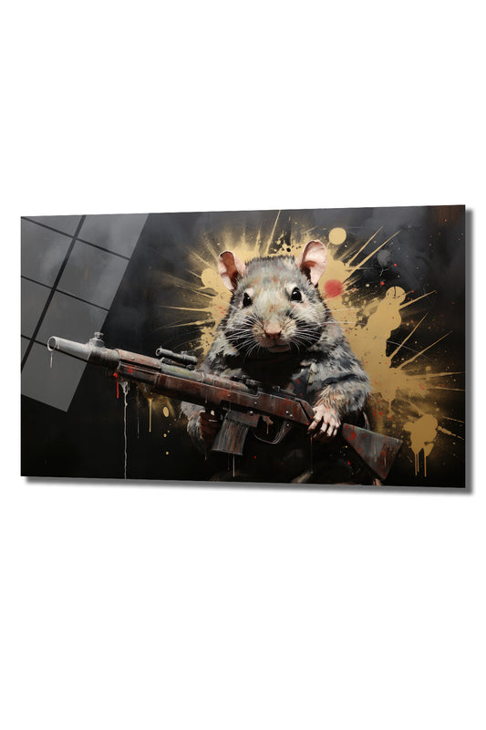 DEKORATİF YATAY CAM TABLO - TT0283