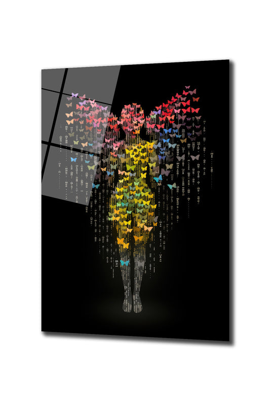 DEKORATİF DİKEY CAM TABLO - TT0500