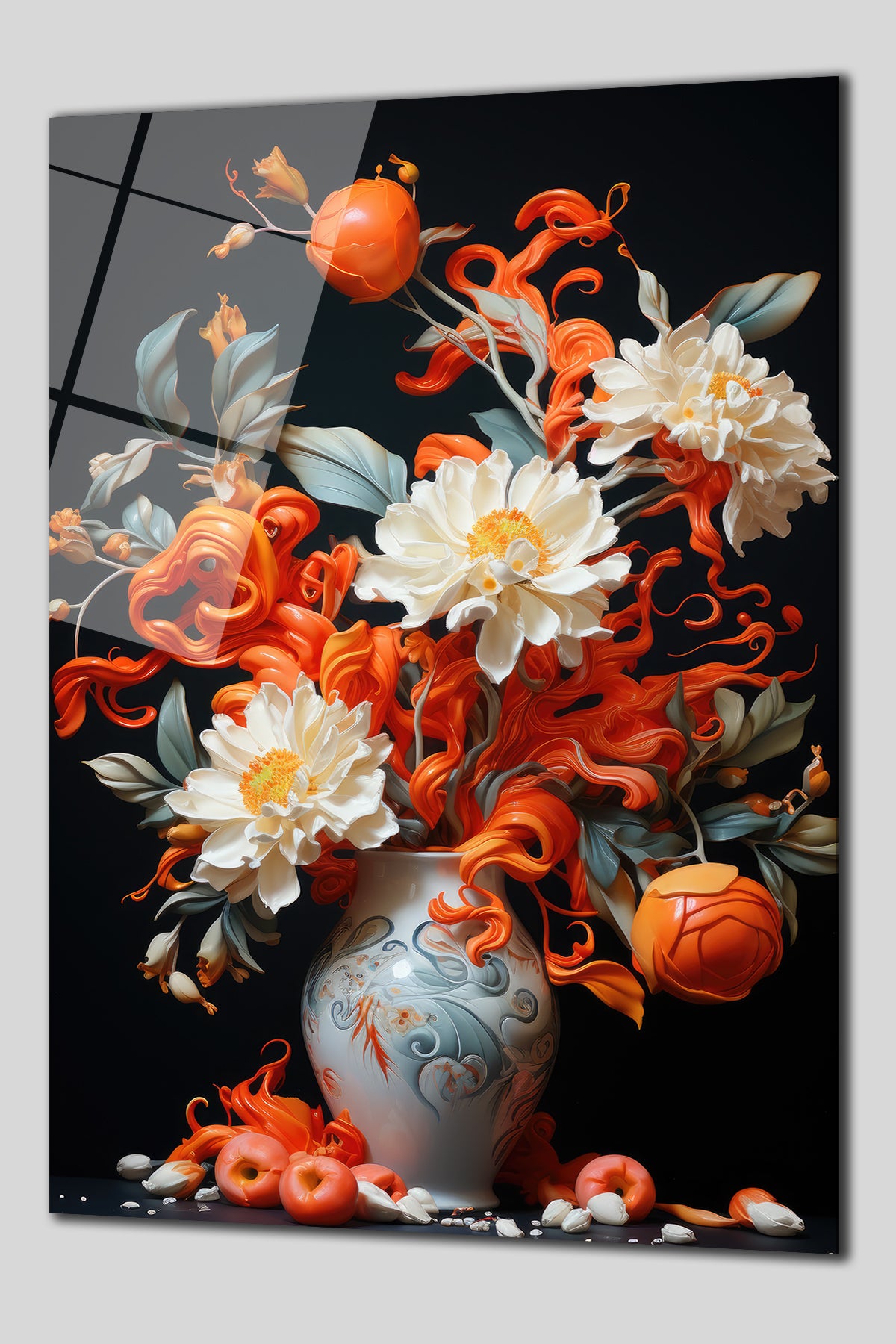 DEKORATİF YATAY CAM TABLO - TT0144