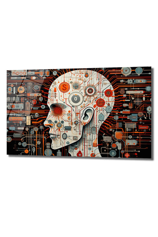 DEKORATİF YATAY CAM TABLO - TT0388