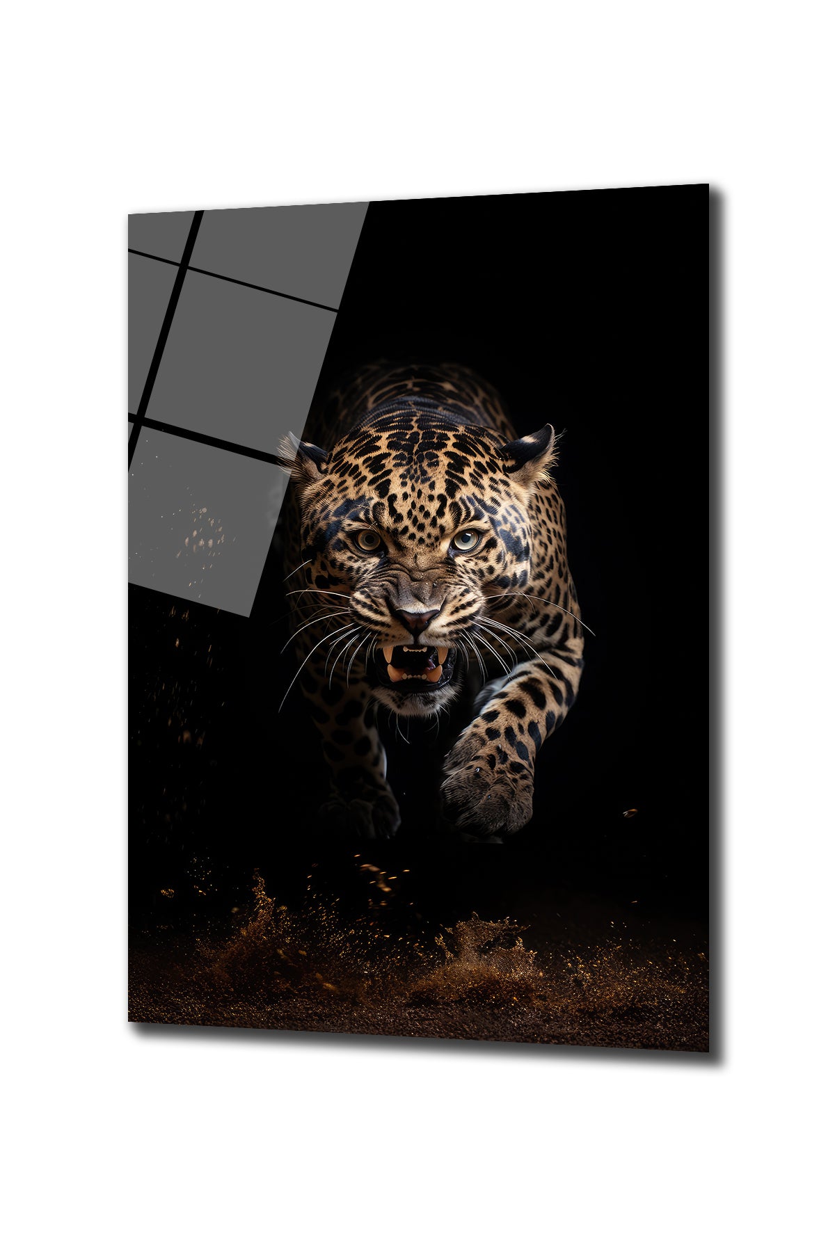 DEKORATİF DİKEY CAM TABLO - TT0236