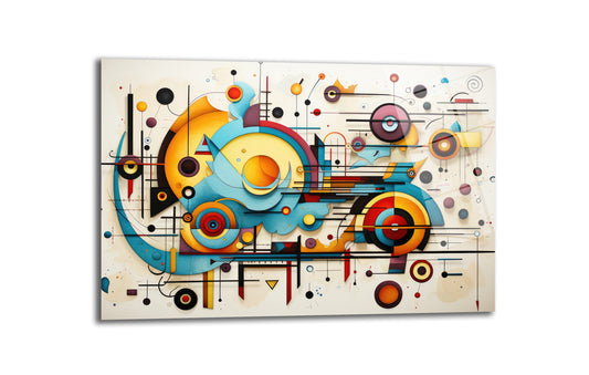 DEKORATİF YATAY CAM TABLO - TT0116