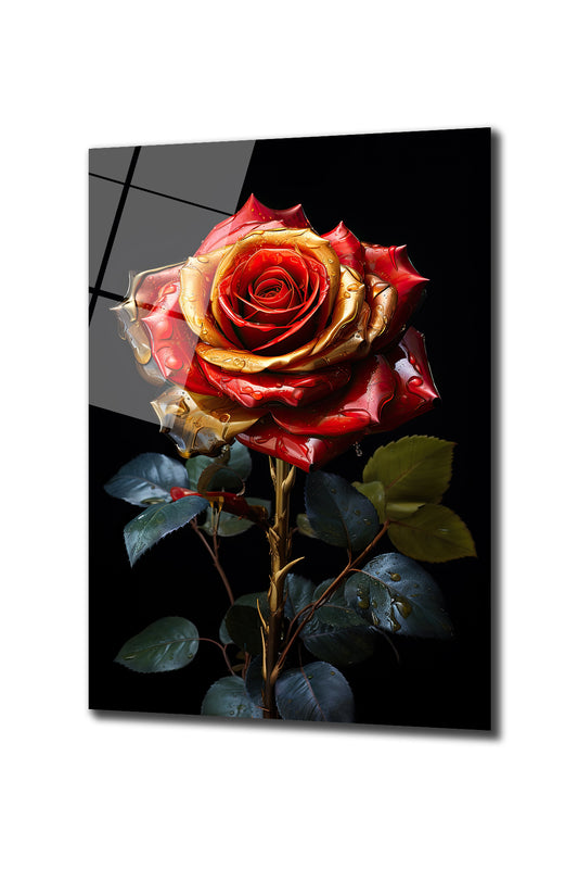 DEKORATİF DİKEY CAM TABLO - TT0242