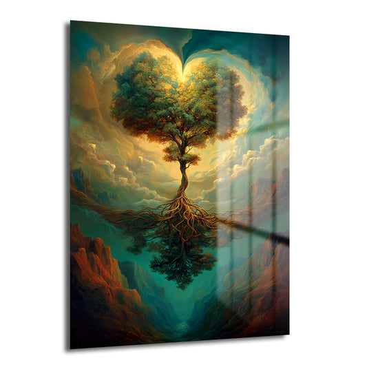 DEKORATİF DİKEY CAM TABLO - TT3300