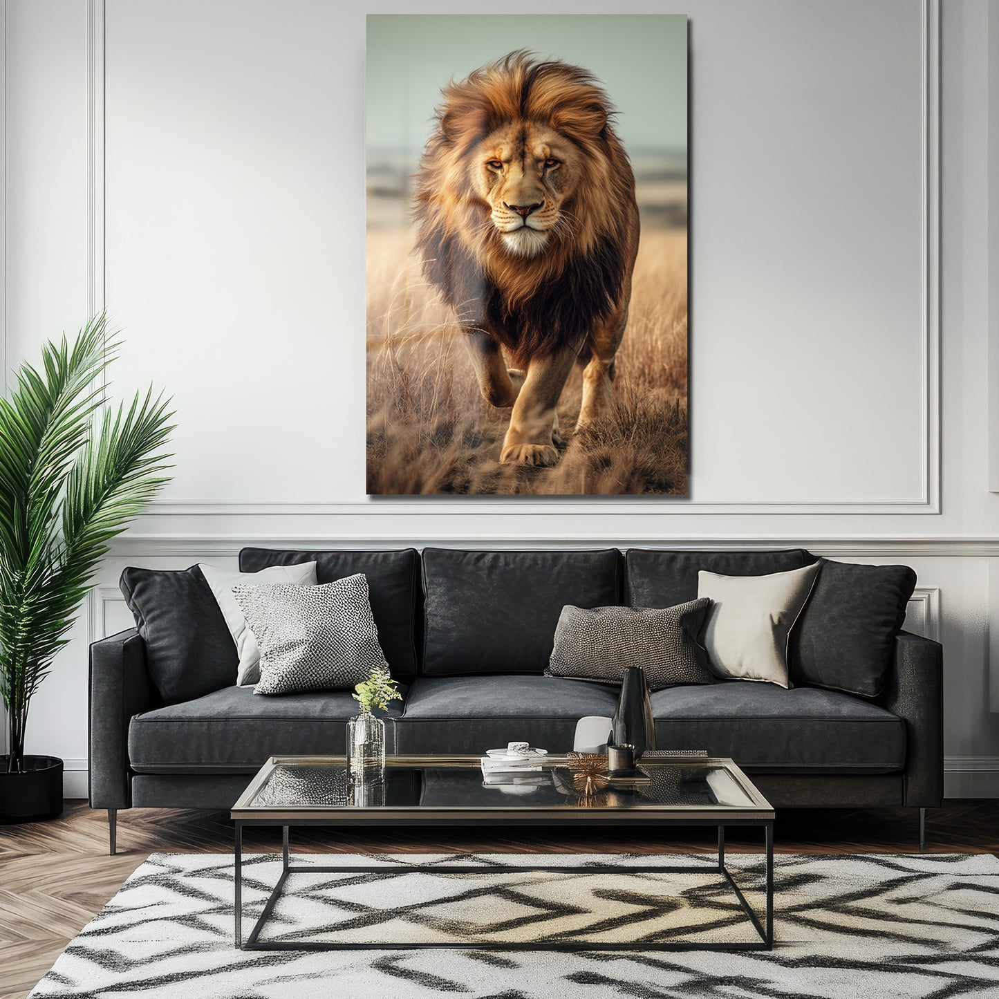 DEKORATİF DİKEY CAM TABLO - TT3443