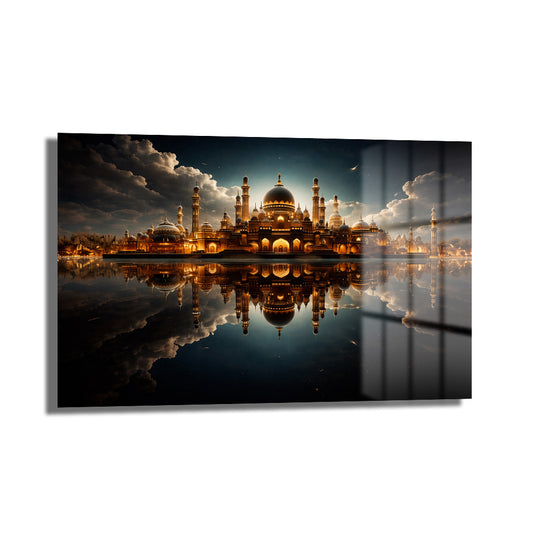 DEKORATİF YATAY CAM TABLO - TT3123