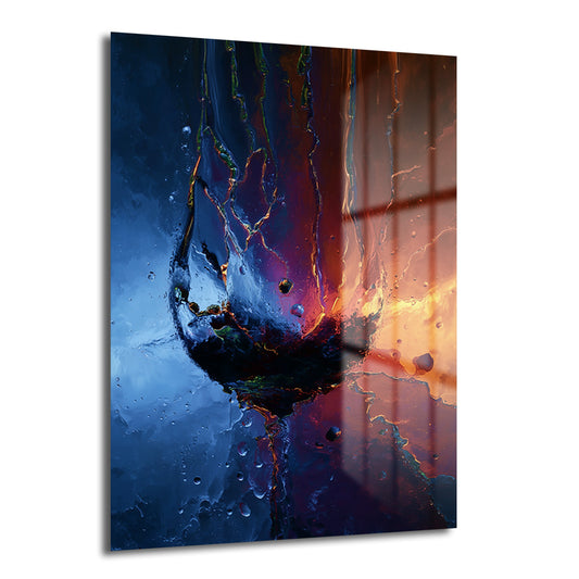 DEKORATİF DİKEY CAM TABLO - TT3308