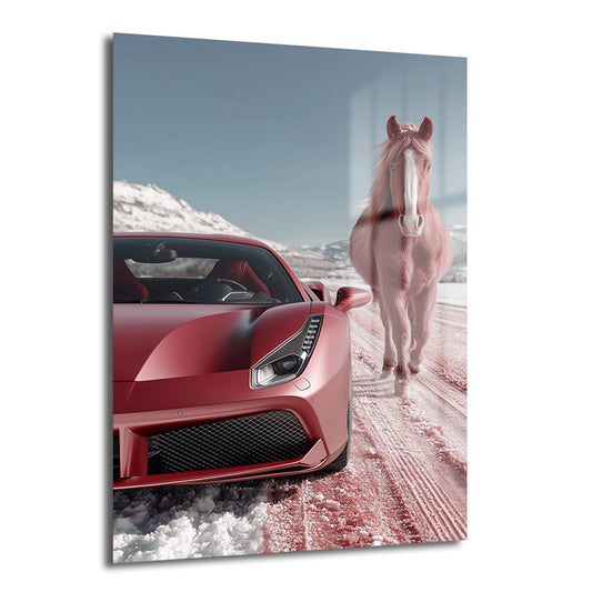 DEKORATİF DİKEY CAM TABLO - TT3313