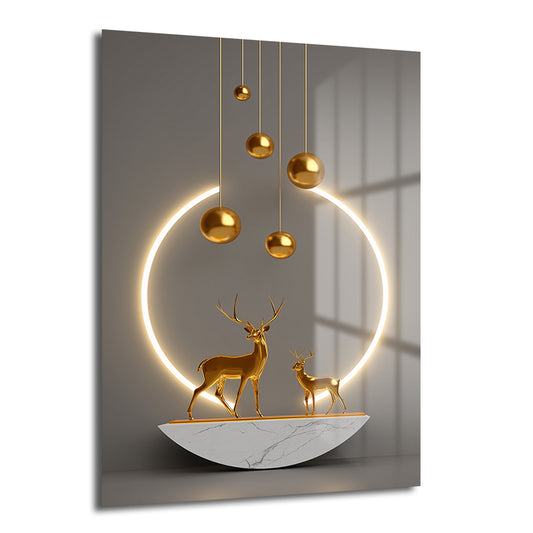 DEKORATİF DİKEY CAM TABLO - TT3324