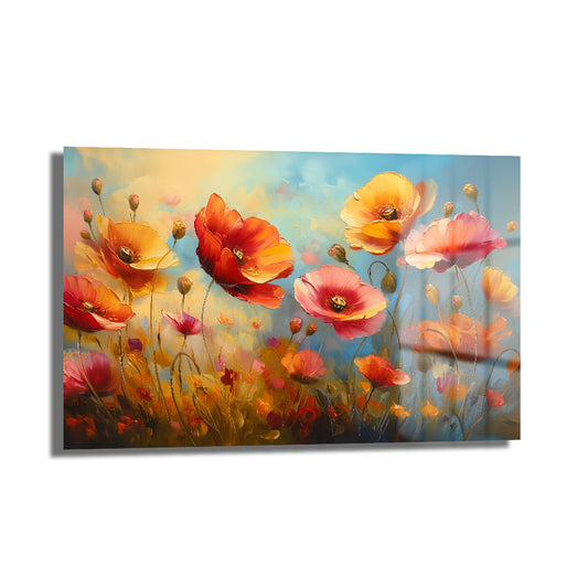 DEKORATİF YATAY CAM TABLO - TT3155