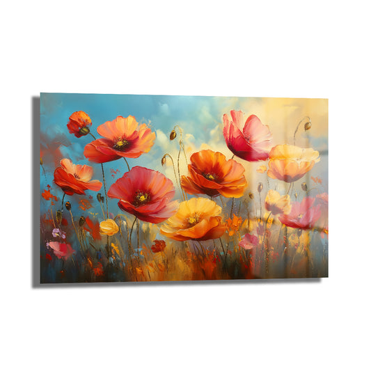 DEKORATİF YATAY CAM TABLO - TT3156