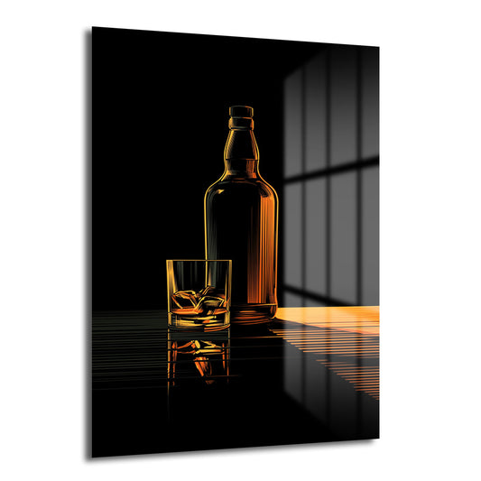 DEKORATİF DİKEY CAM TABLO - TT3353