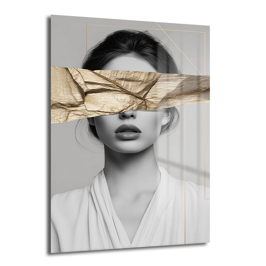 DEKORATİF DİKEY CAM TABLO - TT3356