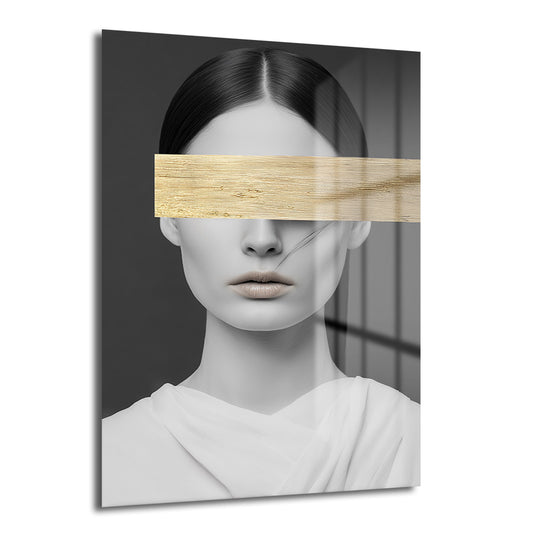 DEKORATİF DİKEY CAM TABLO - TT3357