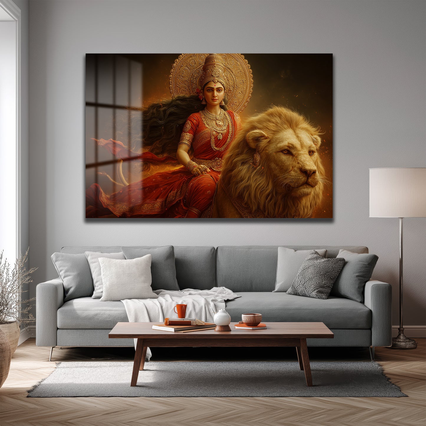 DEKORATİF YATAY CAM TABLO - TT3197