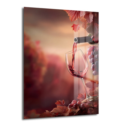 DEKORATİF DİKEY CAM TABLO - TT3282