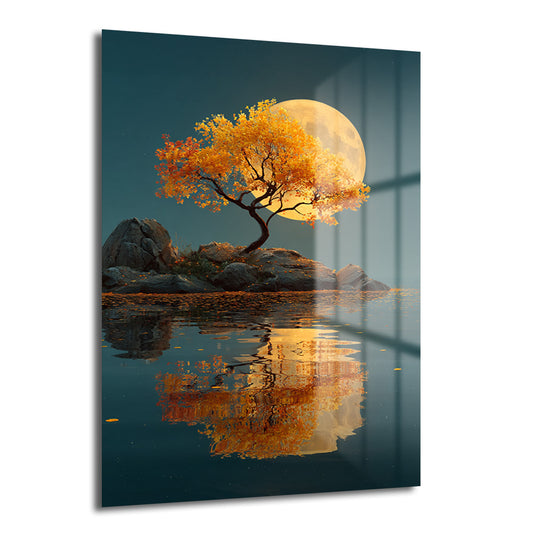 DEKORATİF DİKEY CAM TABLO - TT3380