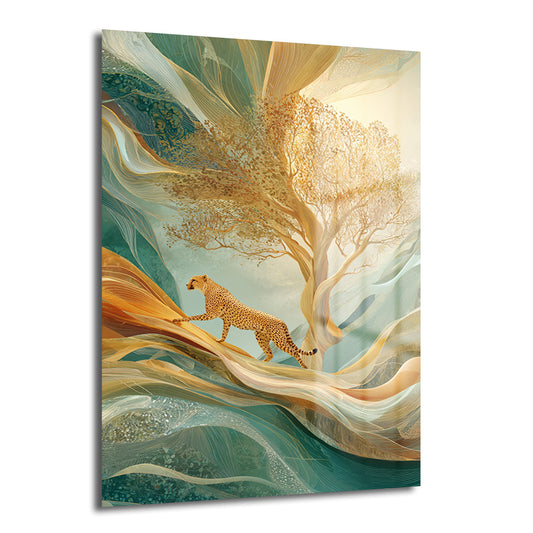 DEKORATİF DİKEY CAM TABLO - TT3383