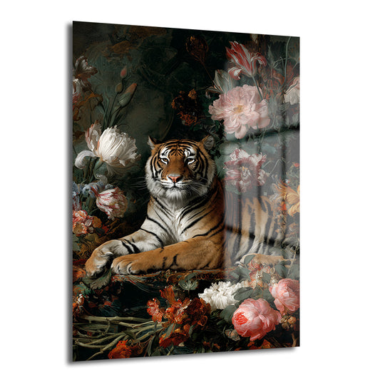 DEKORATİF DİKEY CAM TABLO - TT3386