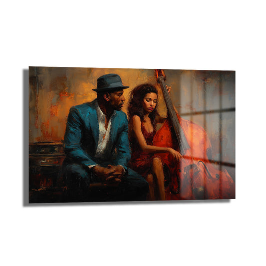 DEKORATİF YATAY CAM TABLO - TT3164