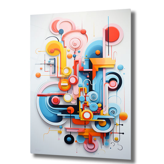 DEKORATİF DİKEY CAM TABLO - TT0005