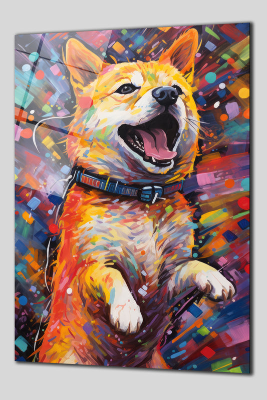 DEKORATİF DİKEY CAM TABLO - TT0132