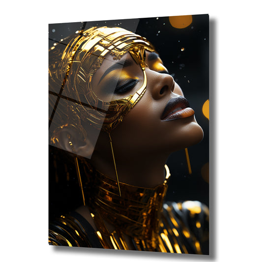 DEKORATİF DİKEY CAM TABLO - TT0059