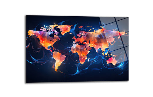 DEKORATİF YATAY CAM TABLO - TT0114