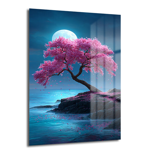 DEKORATİF DİKEY CAM TABLO - TT3471