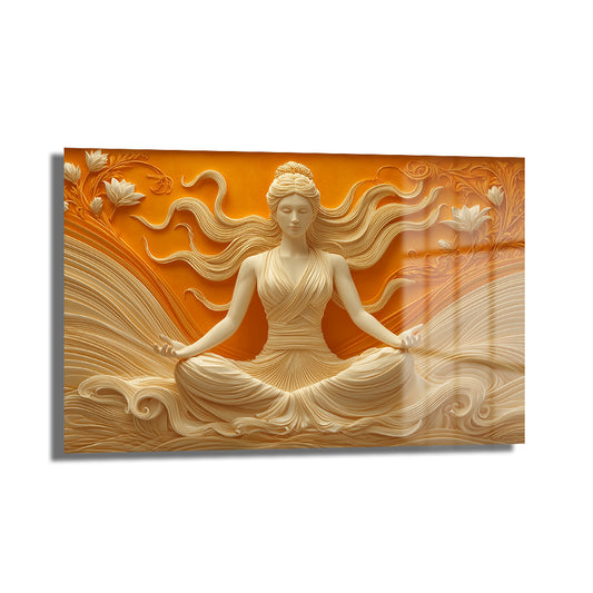 DEKORATİF YATAY CAM TABLO - TT3184