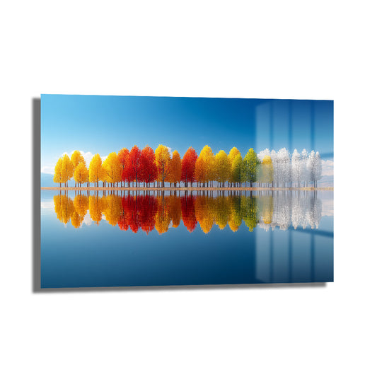 DEKORATİF YATAY CAM TABLO - TT3201