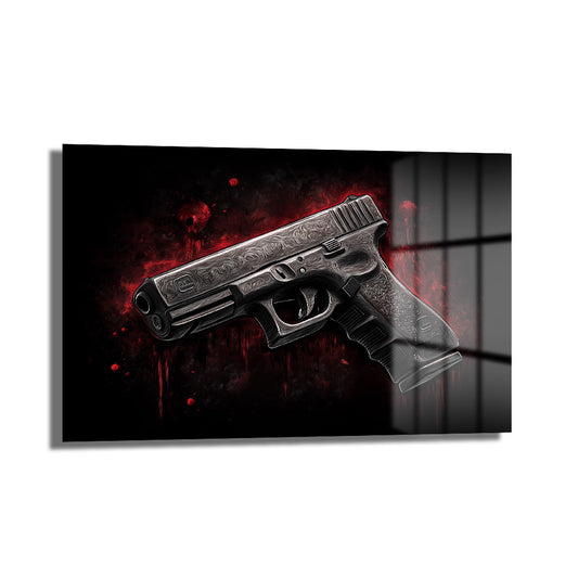 DEKORATİF YATAY CAM TABLO - TT3213