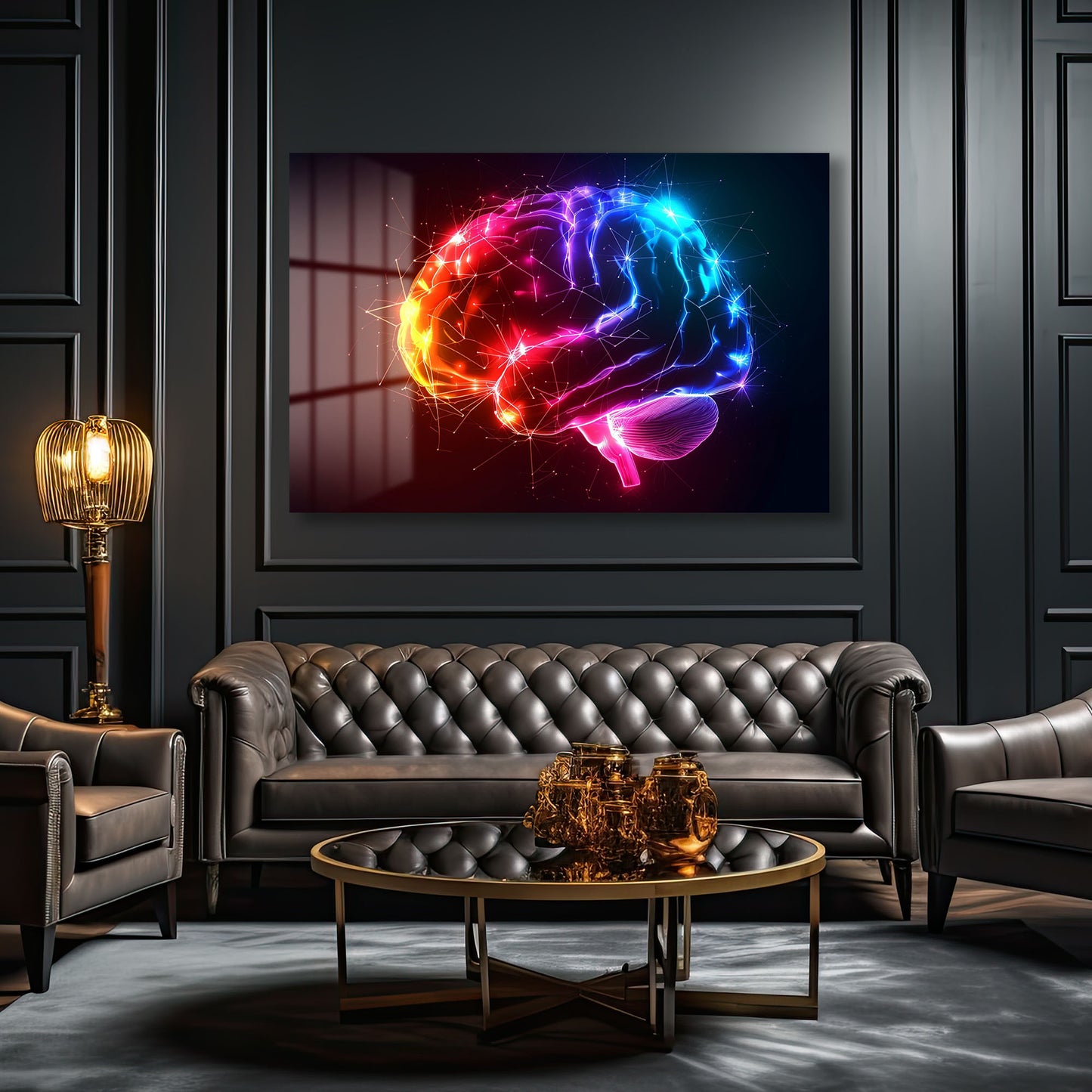 DEKORATİF YATAY CAM TABLO - TT1283