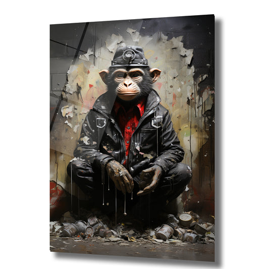 DEKORATİF DİKEY CAM TABLO - TT0007