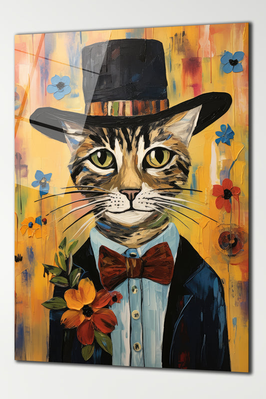 DEKORATİF DİKEY CAM TABLO - TT0120