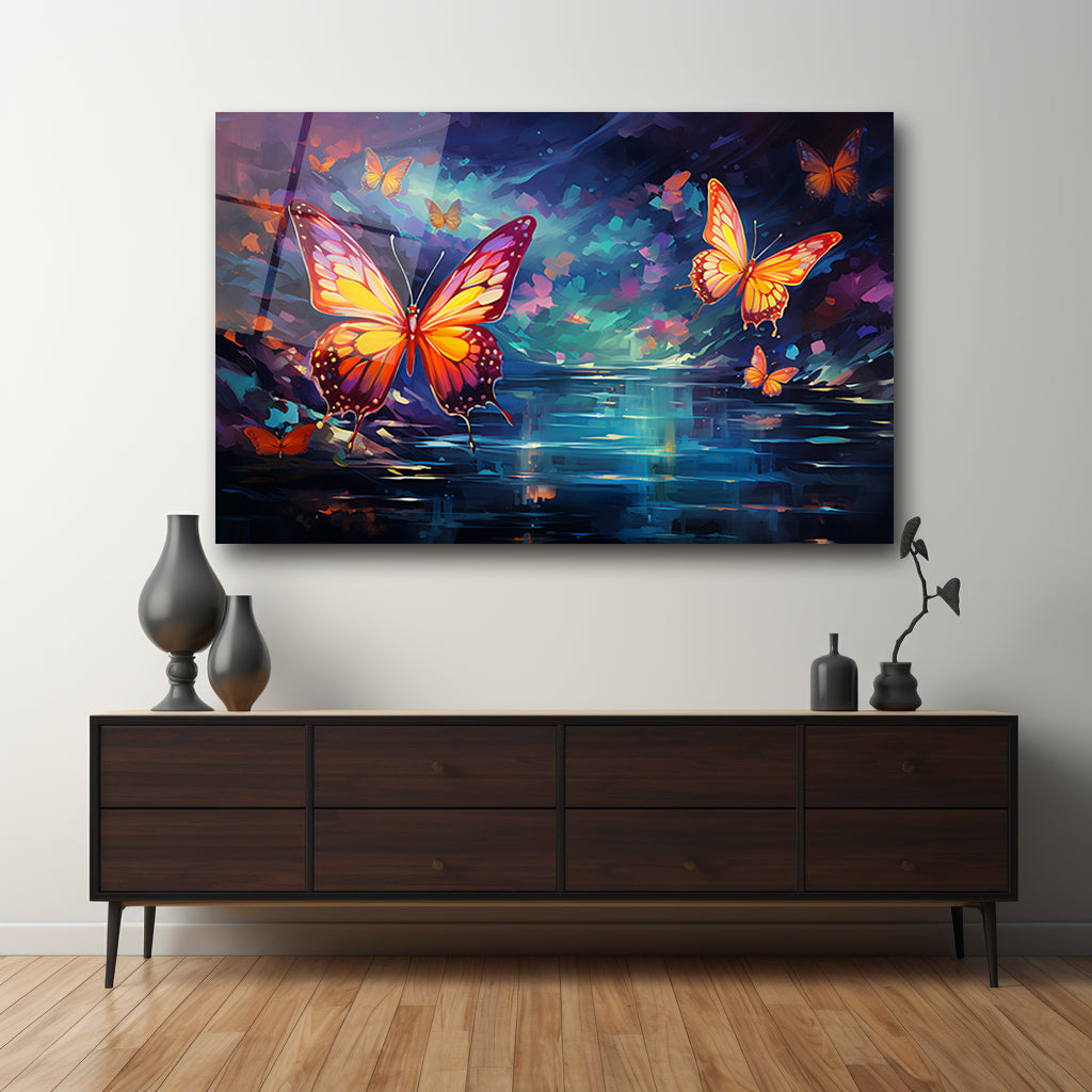 DEKORATİF YATAY CAM TABLO - TT0013