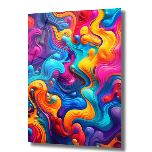 DEKORATİF DİKEY CAM TABLO - TT0057