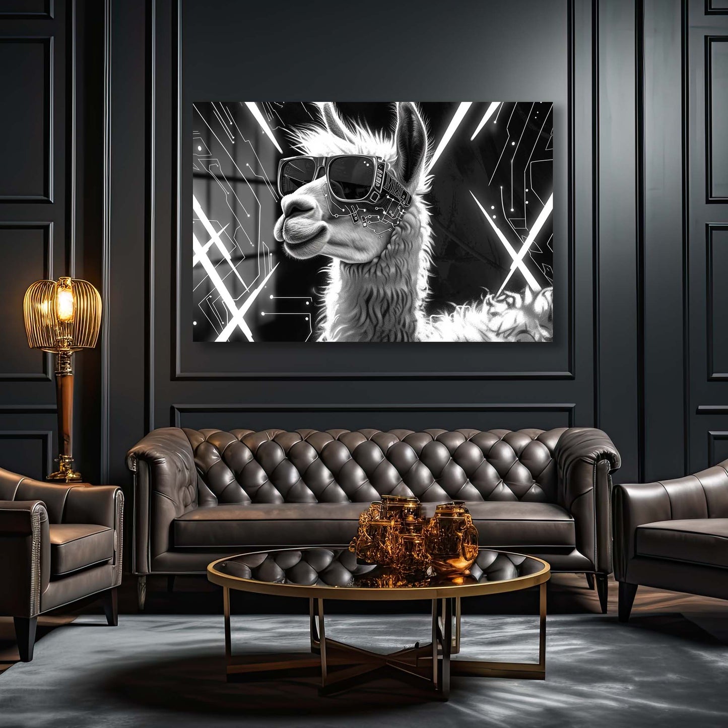 DEKORATİF YATAY CAM TABLO - TT1248