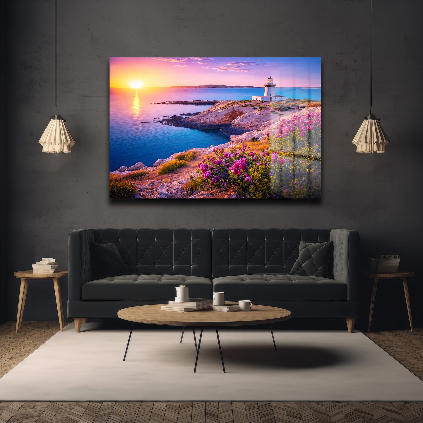 DEKORATİF YATAY CAM TABLO - TT3120